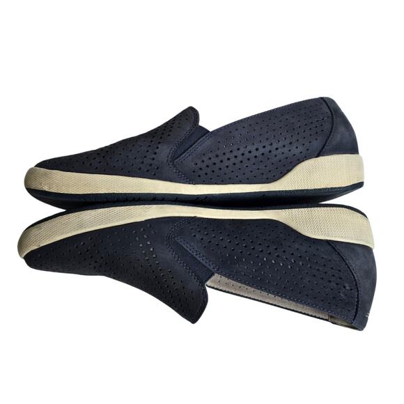 Dansko Odina Loafers Size EU40 US 9.5-10 Navy Nubuck Leather SlipOn Shoes Vented - Picture 15 of 15